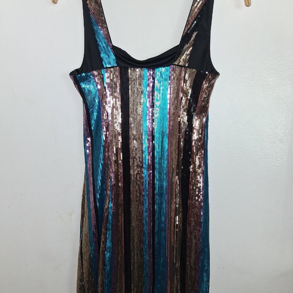 Sequin Mini Dress Multicolor - Picture 2 of 3